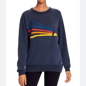 Aviator Nation Daydream sweatshirt. Size XS. Color is blue